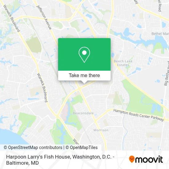 Harpoon Larry's Fish House map