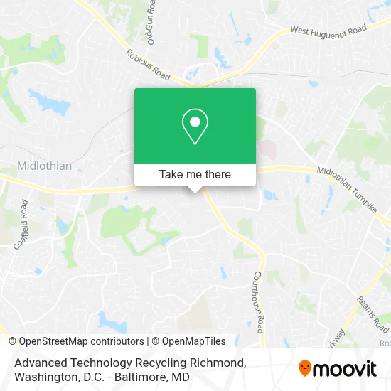 Advanced Technology Recycling Richmond map
