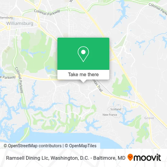 Ramsell Dining Llc map