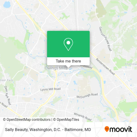 Sally Beauty map