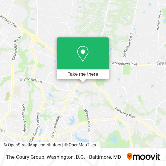 The Coury Group map