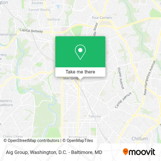 Aig Group map
