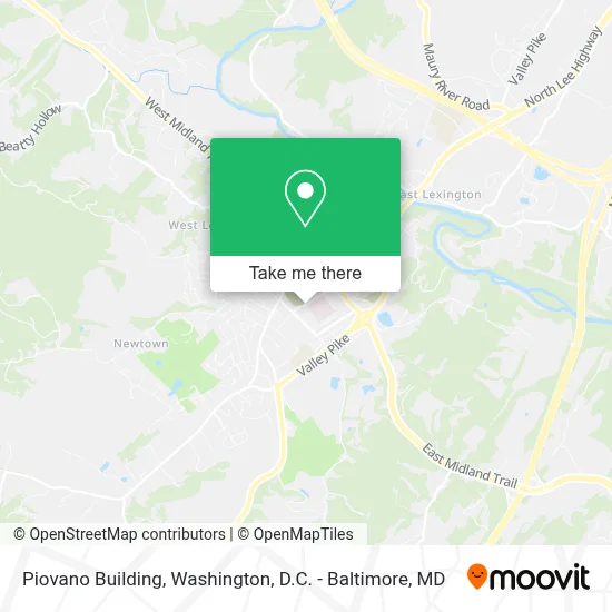 Piovano Building map