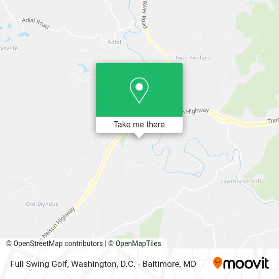 Full Swing Golf map