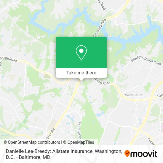 Danielle Lee-Breedy: Allstate Insurance map