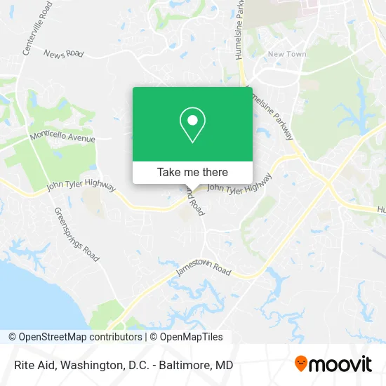Rite Aid map
