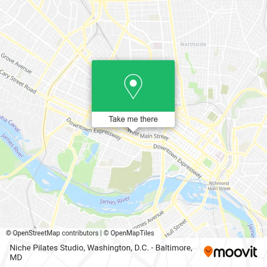 Niche Pilates Studio map