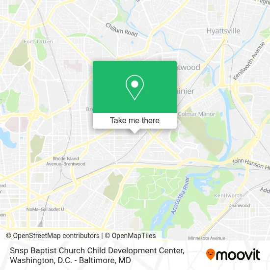 Snsp Baptist Church Child Development Center map
