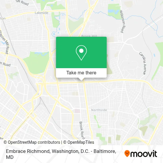 Embrace Richmond map