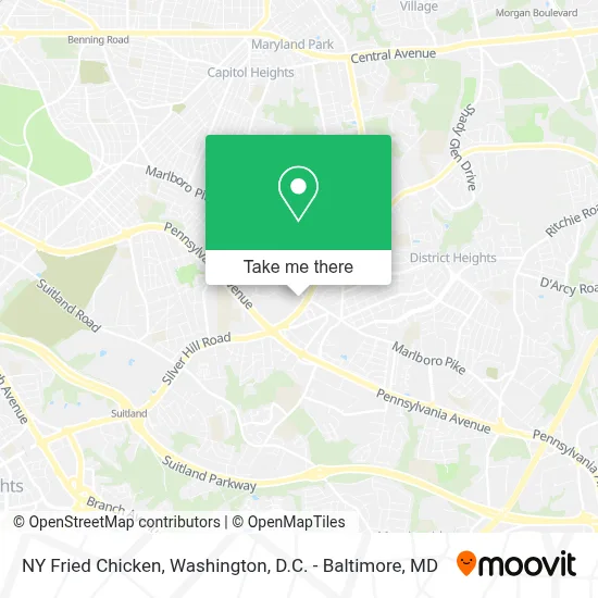 NY Fried Chicken map
