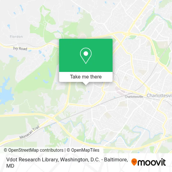 Vdot Research Library map