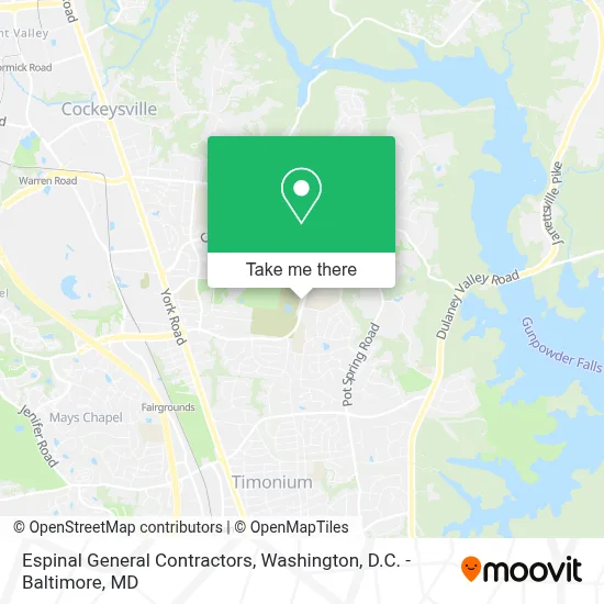 Espinal General Contractors map