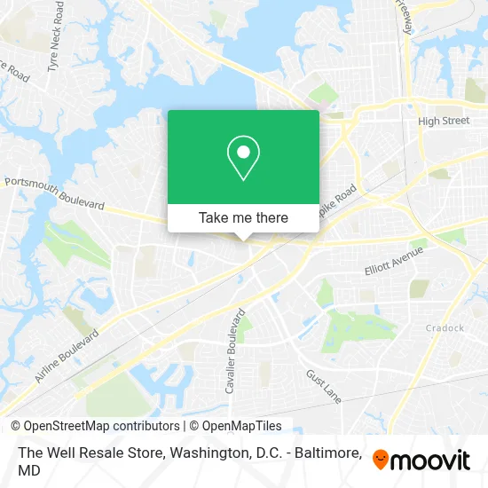 The Well Resale Store map