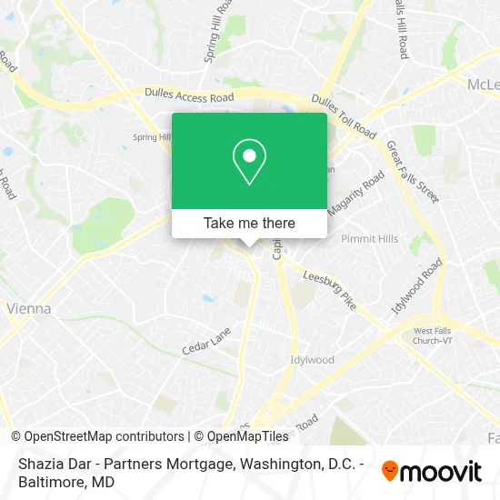 Shazia Dar - Partners Mortgage map