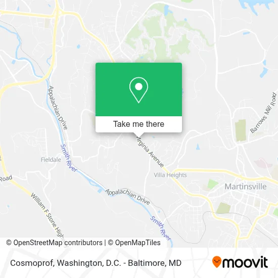 Cosmoprof map