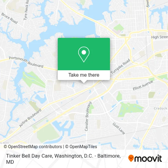Tinker Bell Day Care map