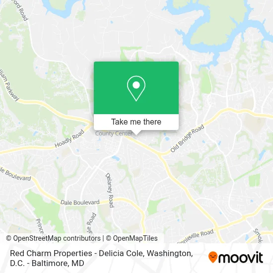 Red Charm Properties - Delicia Cole map