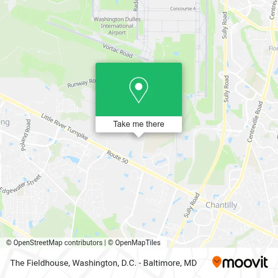 The Fieldhouse map