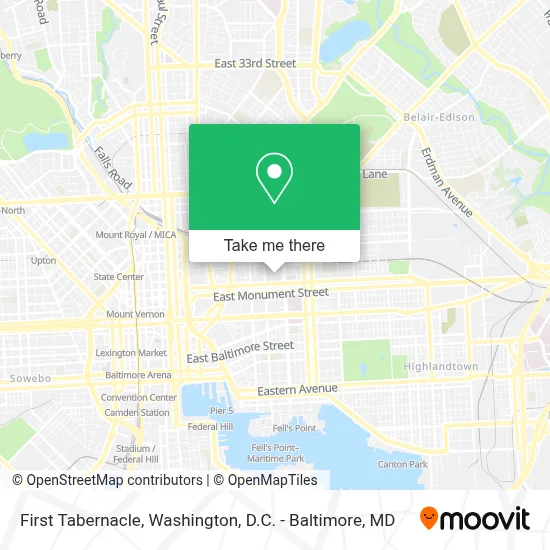 First Tabernacle map
