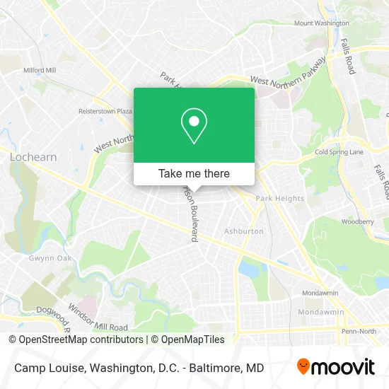 Camp Louise map