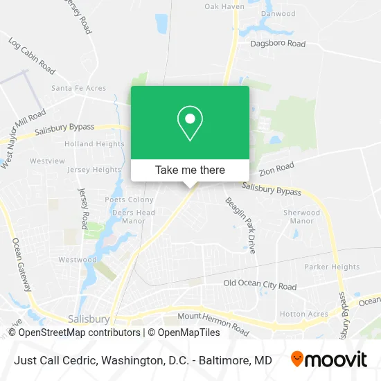 Just Call Cedric map
