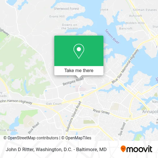 John D Ritter map