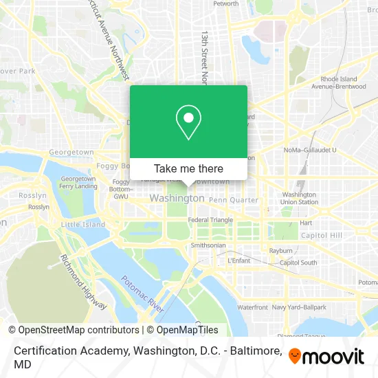 Certification Academy map