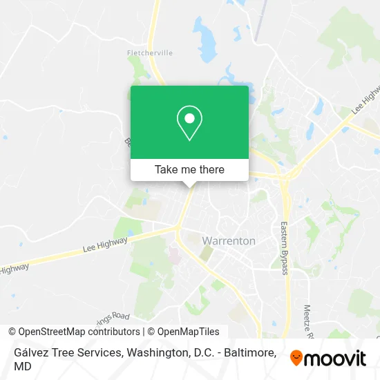 Gálvez Tree Services map