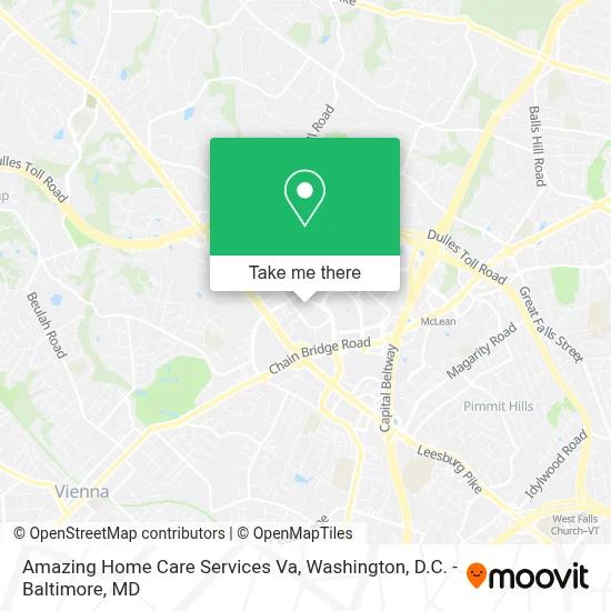 Amazing Home Care Services Va map