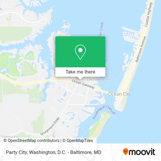 Party City map