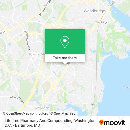 Lifetime Pharmacy And Compounding map