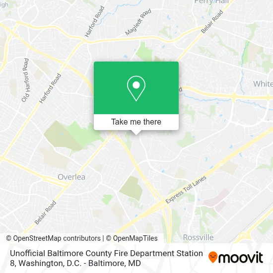 Unofficial Baltimore County Fire Department Station 8 map