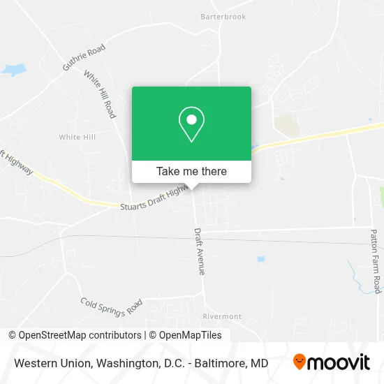 Western Union map