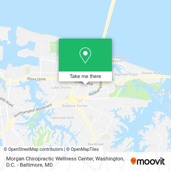 Morgan Chiropractic Wellness Center map