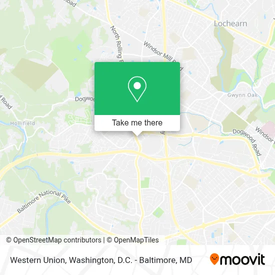 Western Union map