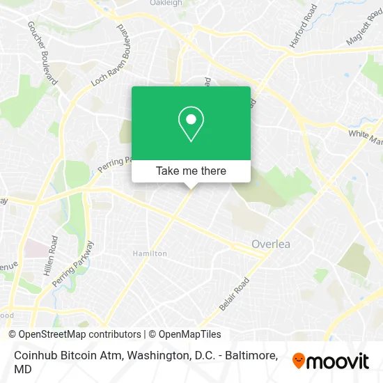 Coinhub Bitcoin Atm map