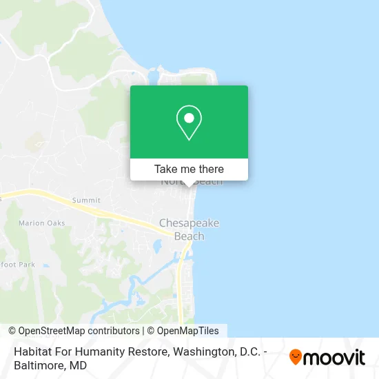 Habitat For Humanity Restore map