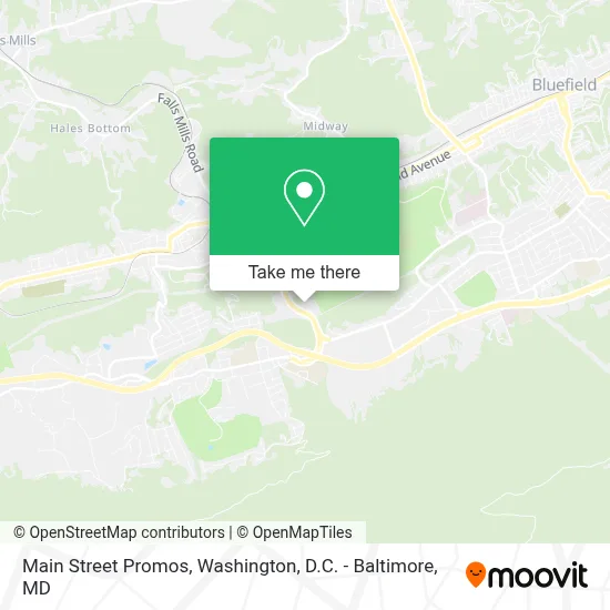 Main Street Promos map