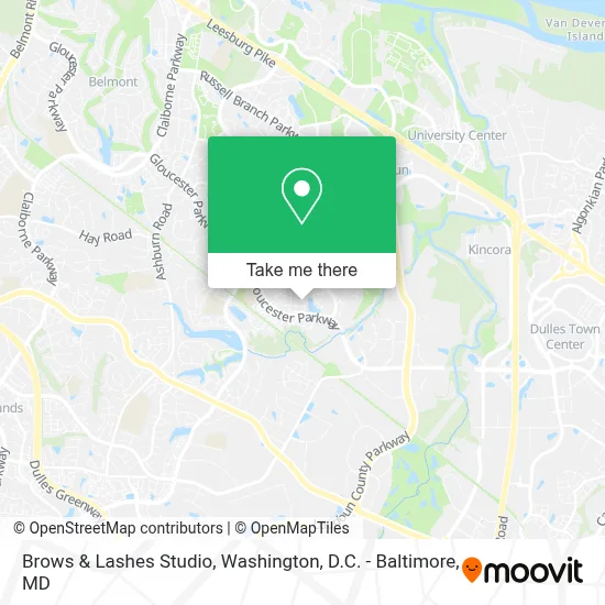 Brows & Lashes Studio map
