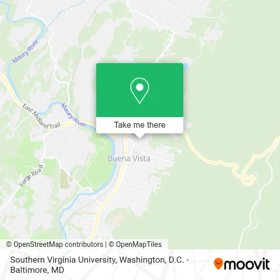 Southern Virginia University map
