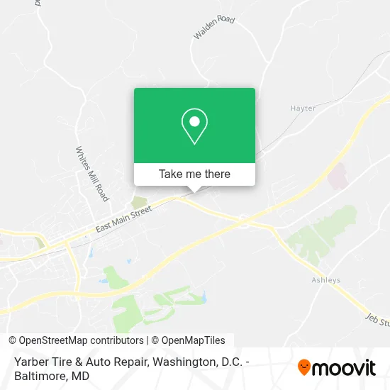 Yarber Tire & Auto Repair map