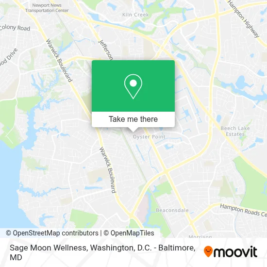 Sage Moon Wellness map