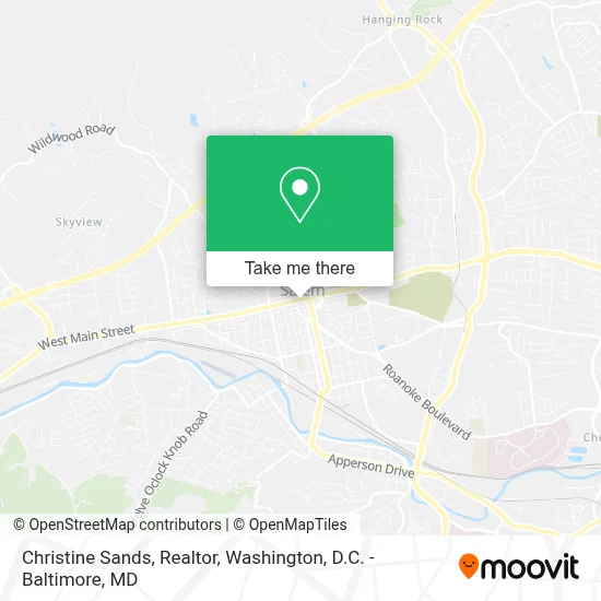Christine Sands, Realtor map