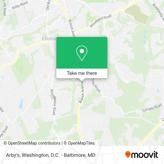Arby's map
