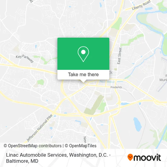 Linac Automobile Services map