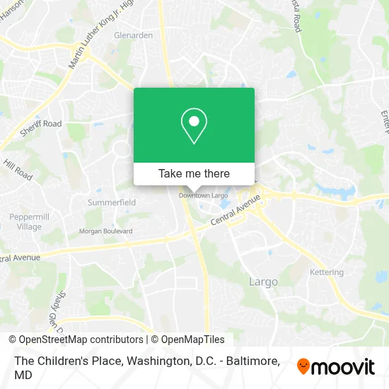 The Children's Place map