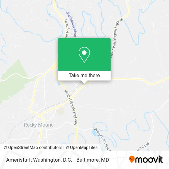 Ameristaff map