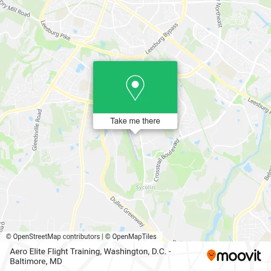 Aero Elite Flight Training map