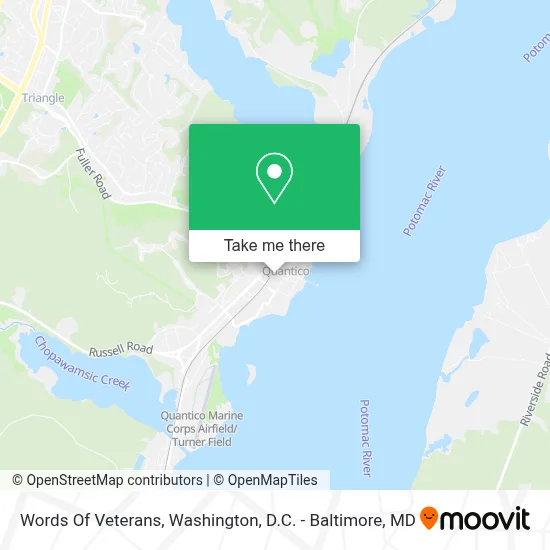 Words Of Veterans map