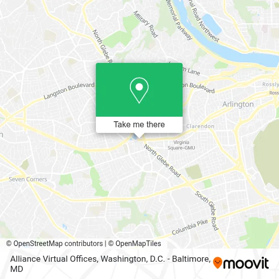 Alliance Virtual Offices map
